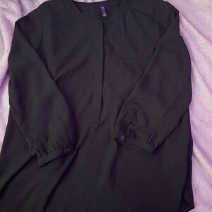 NYDJ Black Blouse